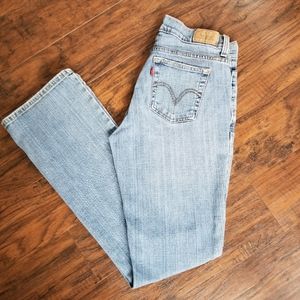 LEVI’S 515 BOOTCUT Mid-Rise Jean 6 Long